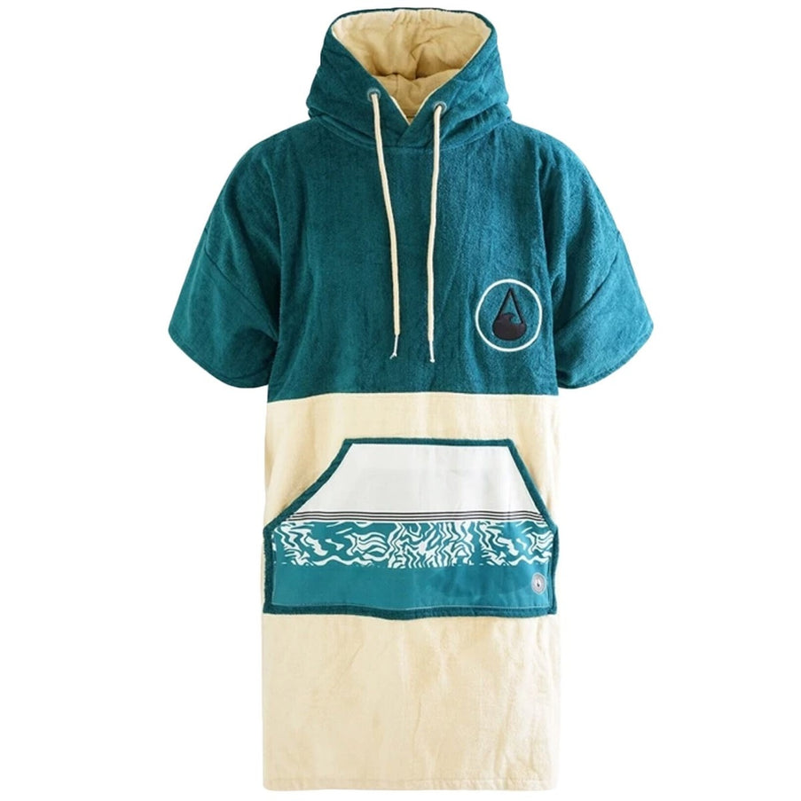 Wave Hawaii Poncho Unisex Petrol